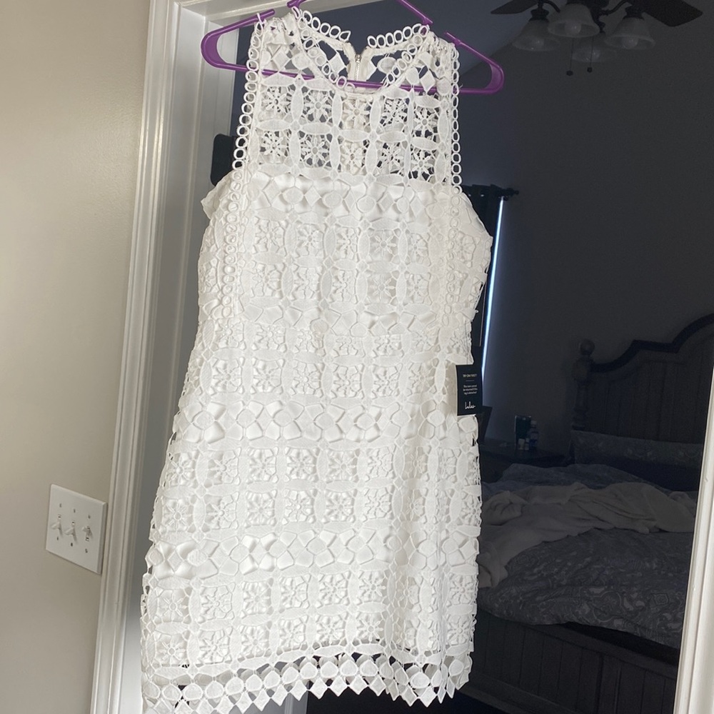 White Rehearsal Dinner Dress Bridal